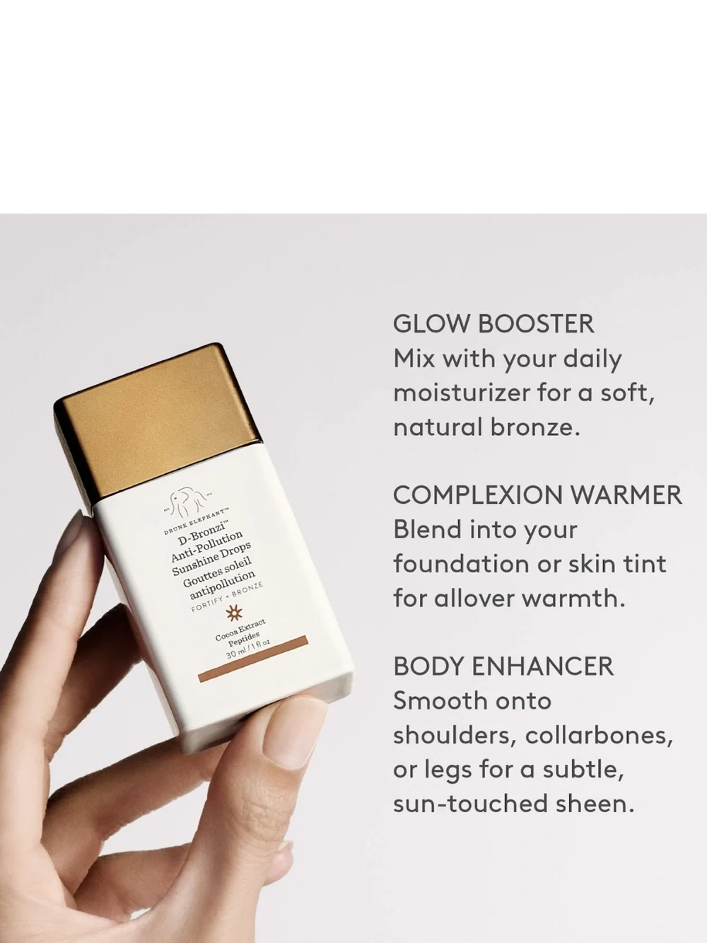 DRUNK ELEPHANT D-Bronzi™ Bronzing Drops with Peptides